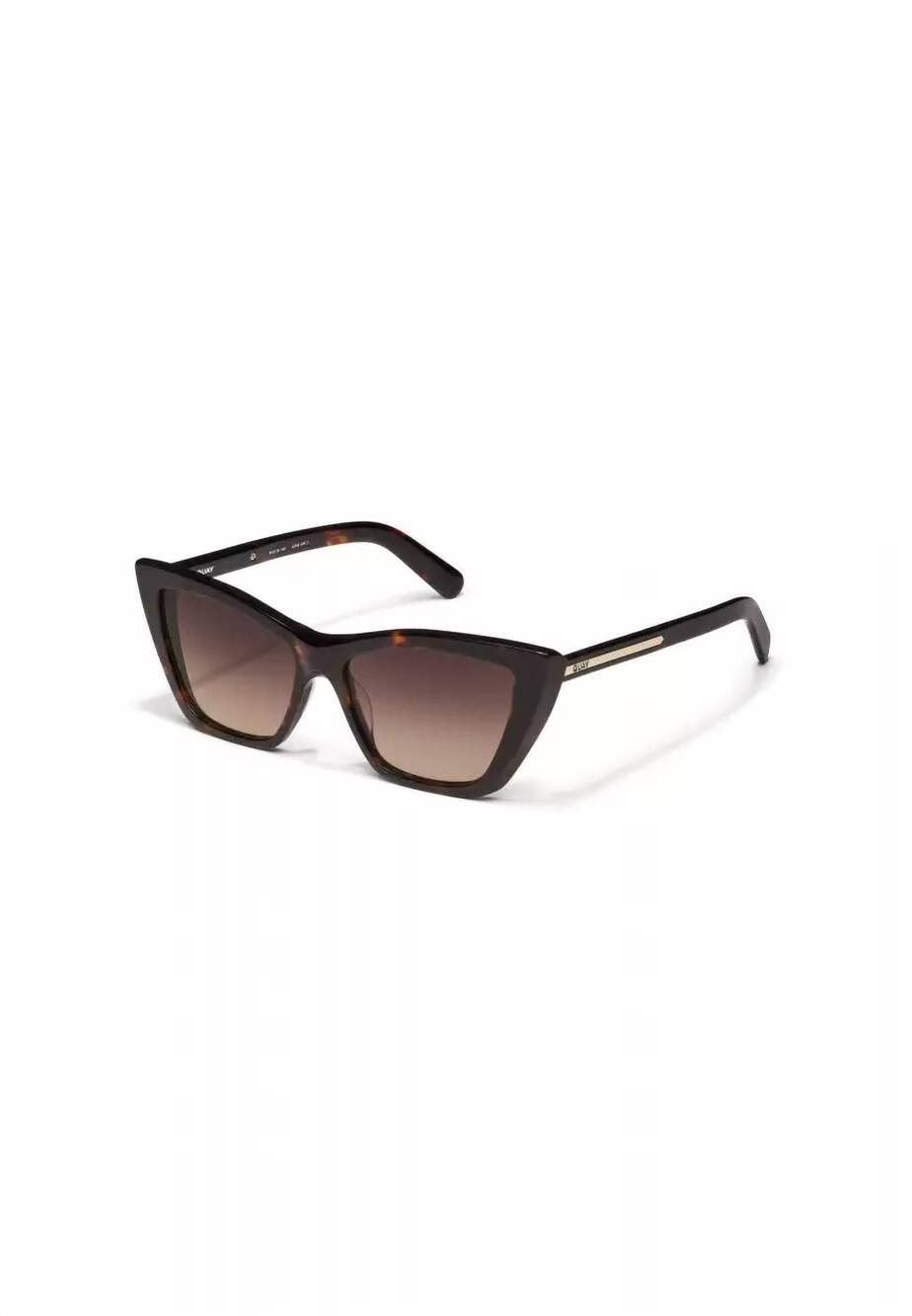NEW QUAY women's set in stone sunglasses in dark tortoise/dark fawn